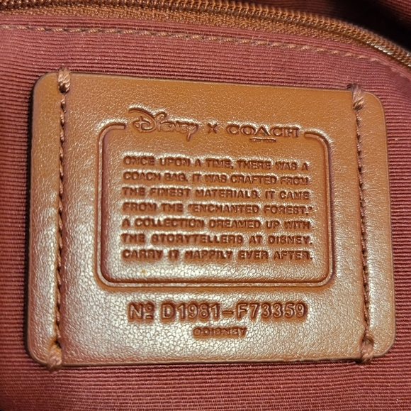 Coach X Disney Sleeping Beauty City Zip Tote Limited Edition F73359 - Picture 7 of 16